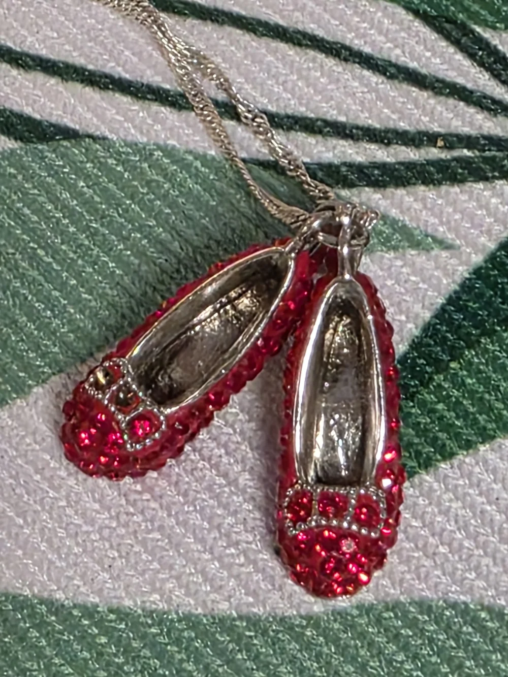JCM Wizard Of OZ RUBY Slippers With 925 Sterling Silver 20